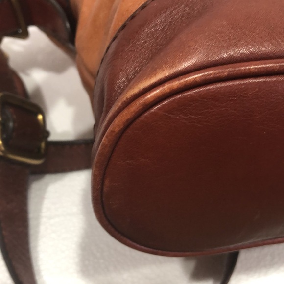 Fossil Brown Leather Crossbody Bag - Picture 9 of 11